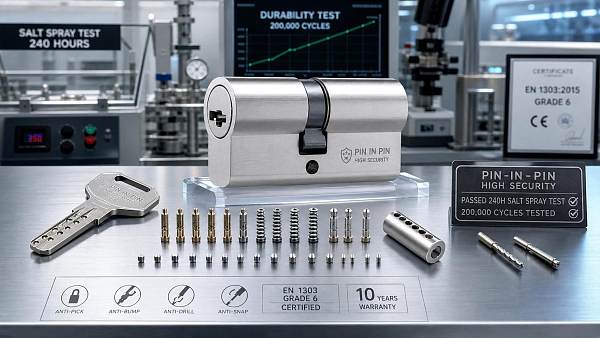 Pin-in-Pin Lock Manufacturer Selection Guide: Security Features, Testing, and Compliance