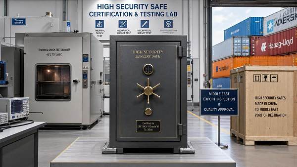 SASO Adds Heat-Shock Test for Jewelry/Gun Safes