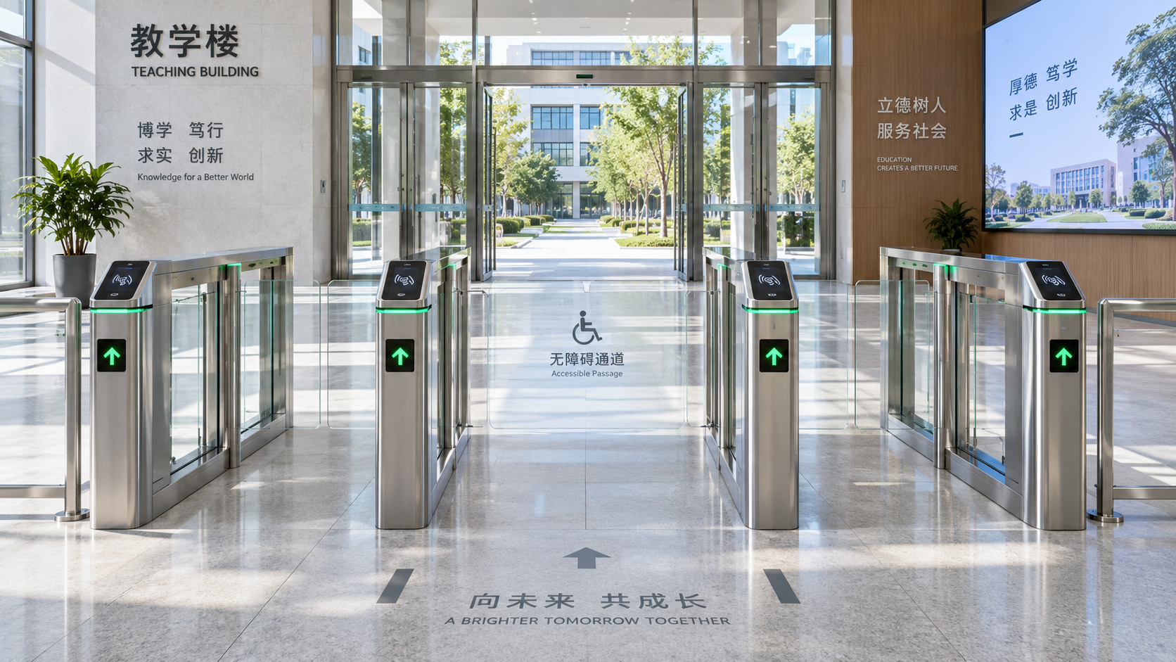 How to Specify Speed Gates for Campuses Without Creating Student Bottlenecks
