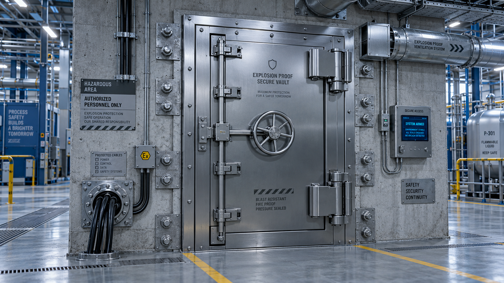How to Specify Explosion-Resistant Vault Systems for High-Hazard Facilities