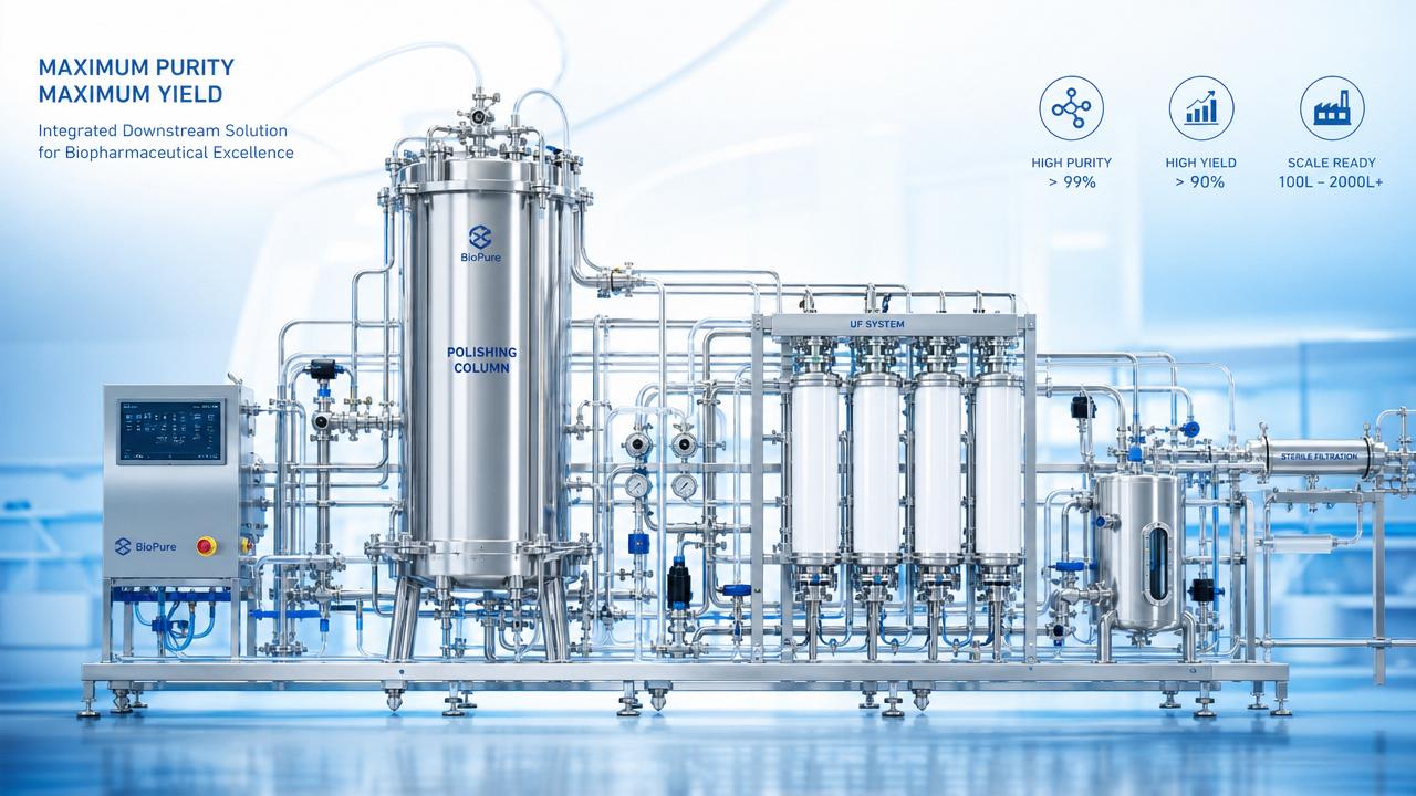 Downstream Purification Technology for Higher Yield
