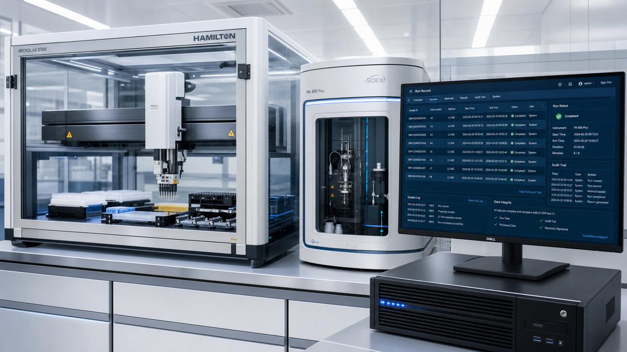 Automated Laboratory Equipment and Data Integrity in GMP Labs