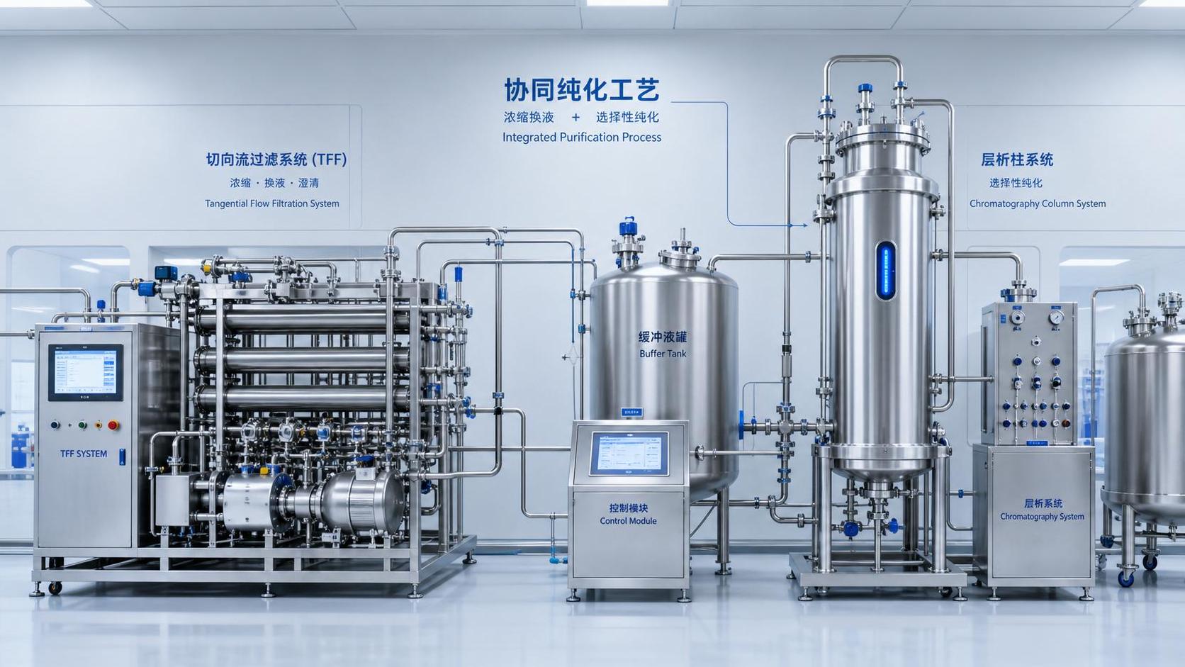 Pharmaceutical Downstream Purification: Choosing Between TFF and Chromatography