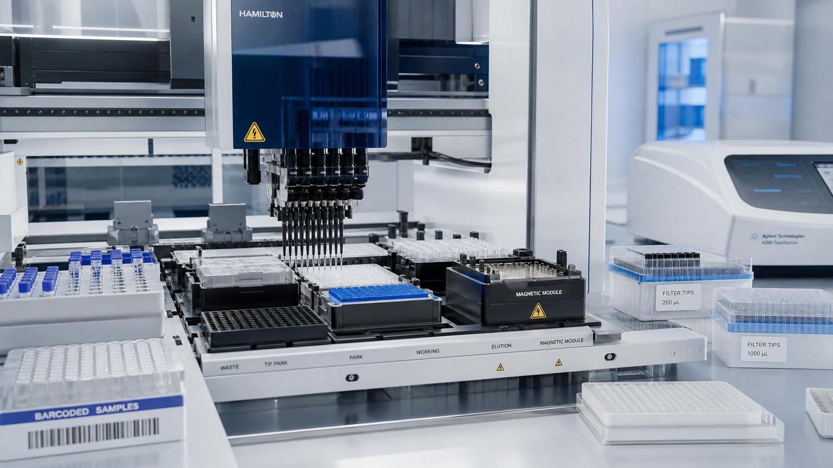 Automated Liquid Handling Systems for Faster NGS Library Prep