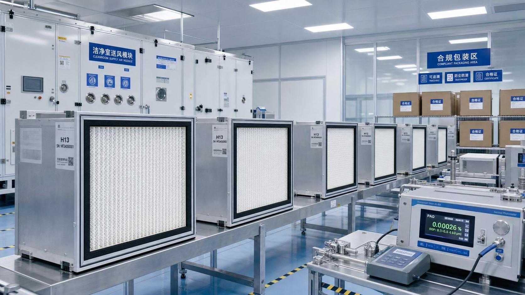 HEPA Filtration Systems Factory Checklist for Cleanroom Compliance