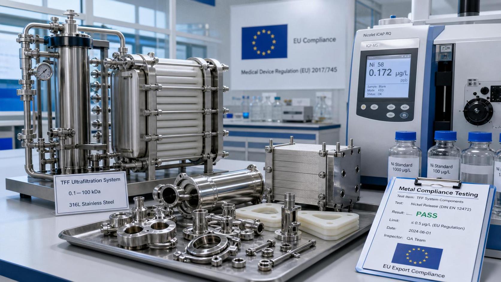 ECHA Tightens Nickel Release Limit for TFF Systems