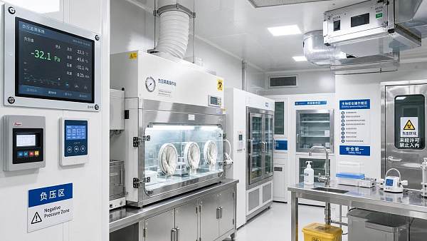How Negative Pressure Supports Safer Laboratory Containment
