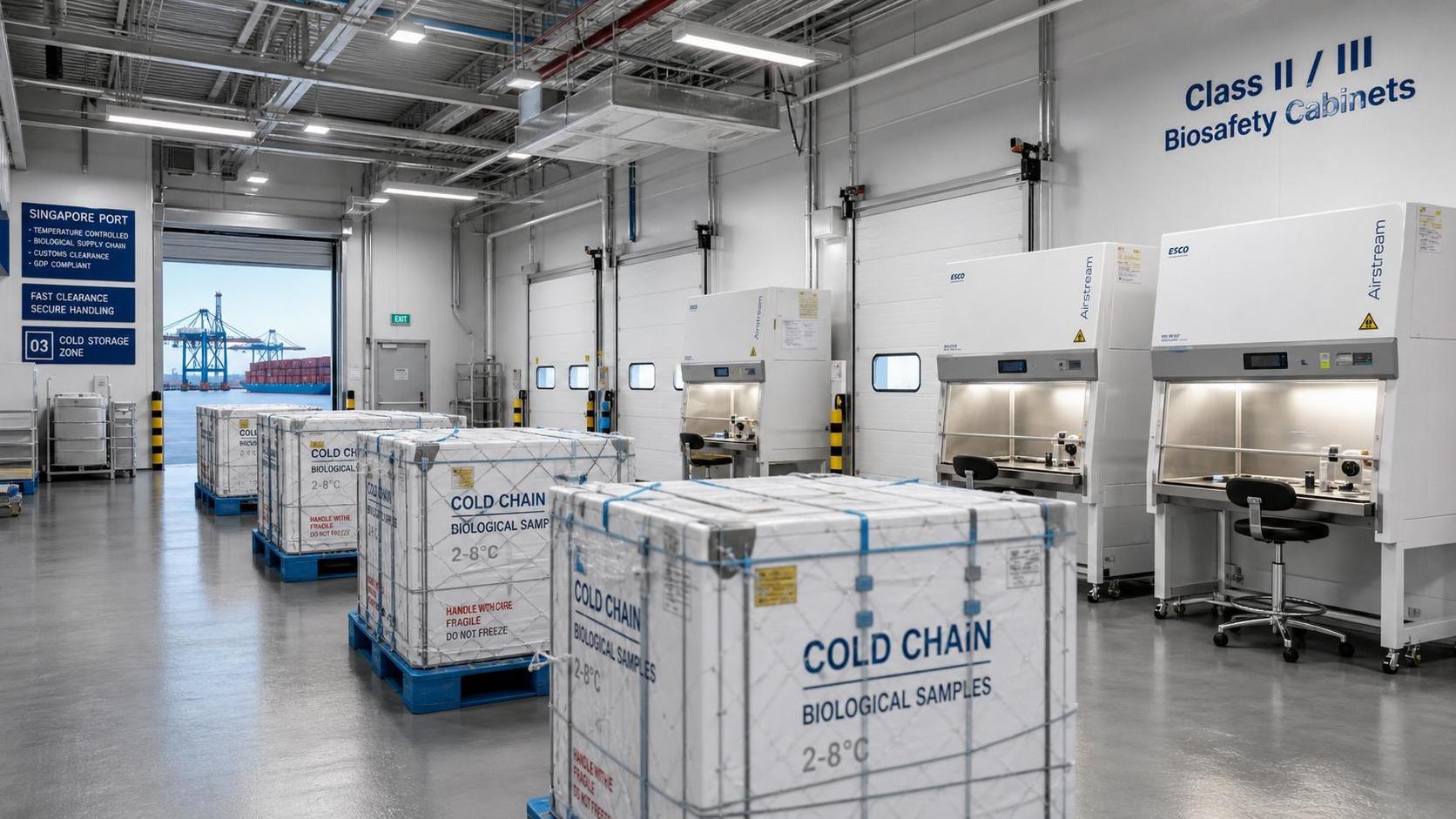 PSA Opens Singapore Pharma Cold-Chain Inspection Hub