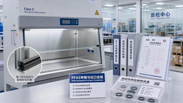 ECHA Draft Targets PFAS Disclosure for Biosafety Cabinet Seals