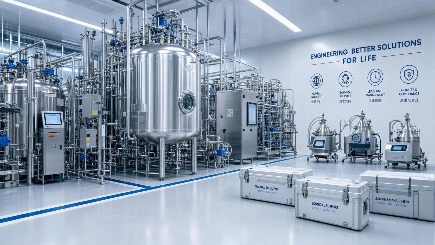 Bioprocess Equipment Solutions Worldwide: How to Compare Global Support and Lead Times
