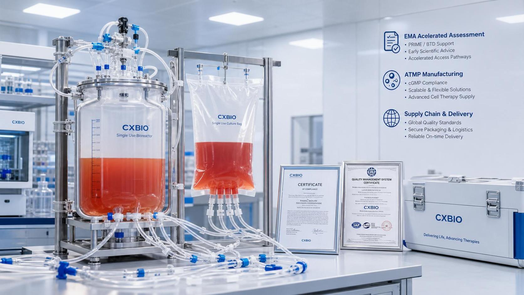EMA Fast-Tracks Single-Use Bioreactors for ATMP Review