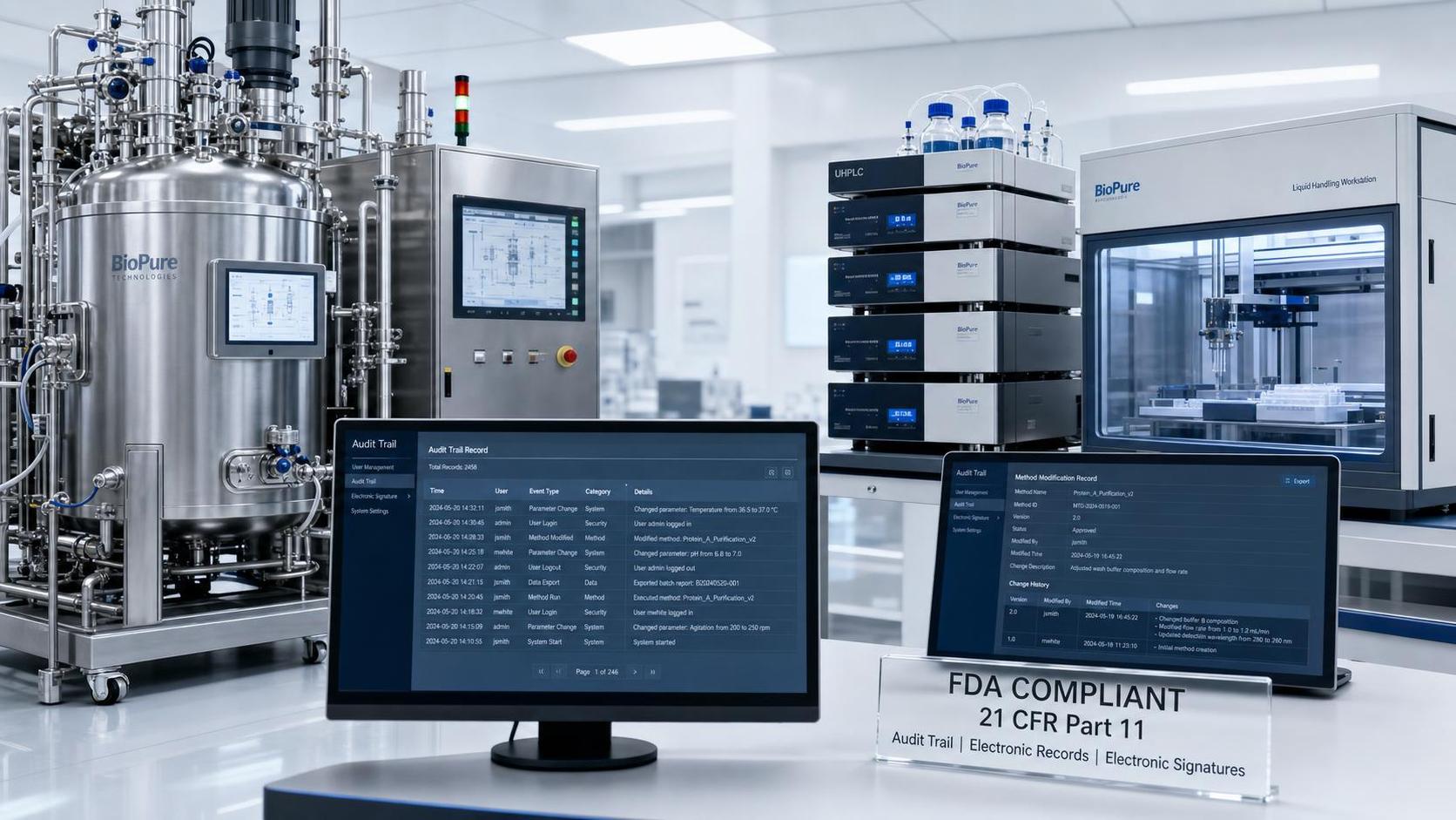 FDA Tightens CSV Audit Trail Rules for Bioprocess Equipment