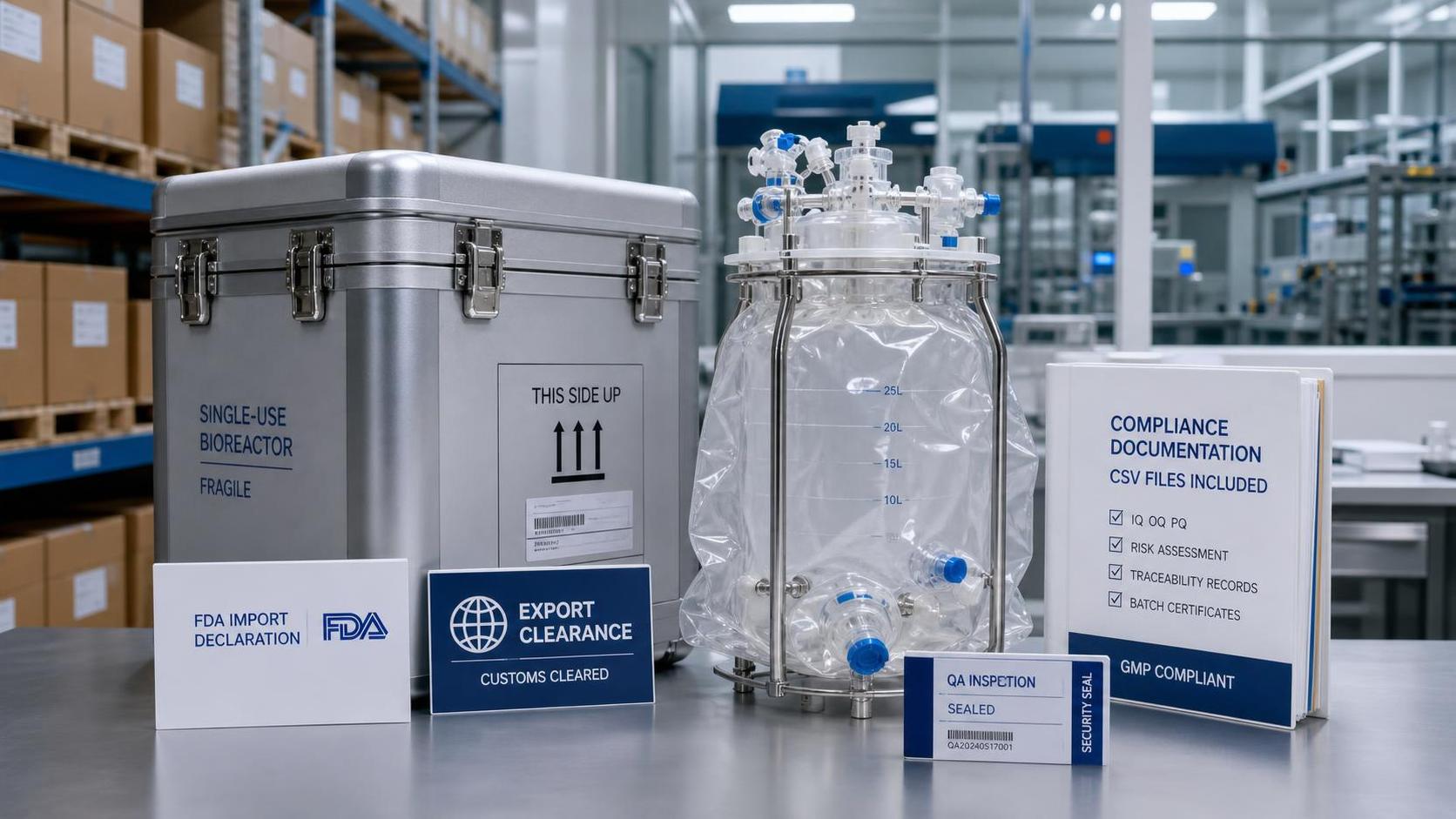 FDA Sets New Import Filing Rules for Single-Use Bioreactors