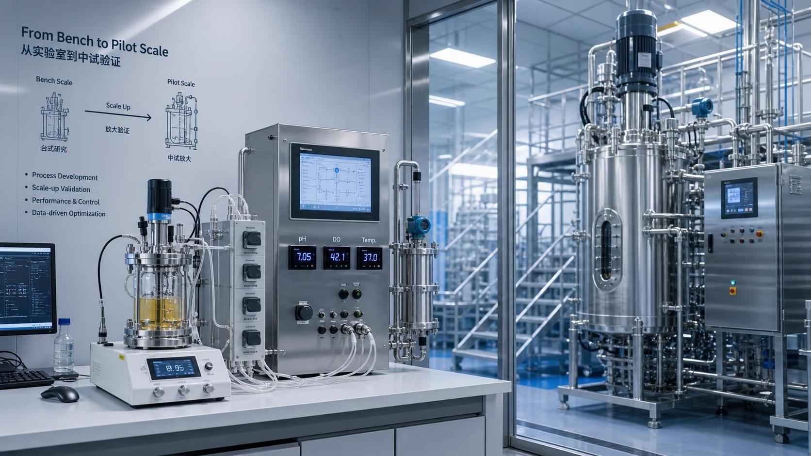 How to De-Risk Scalable Bioprocess Scale-Up from Bench to Pilot