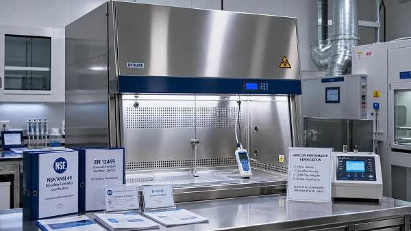 How to vet a biosafety containment equipment supplier for NSF and EN compliance