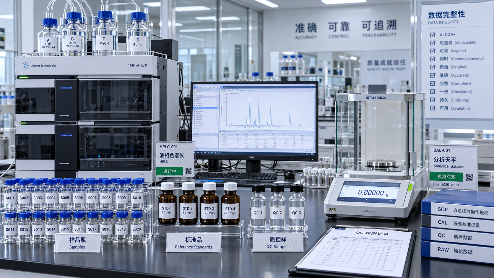 How analytical metrology systems support data integrity in QC labs