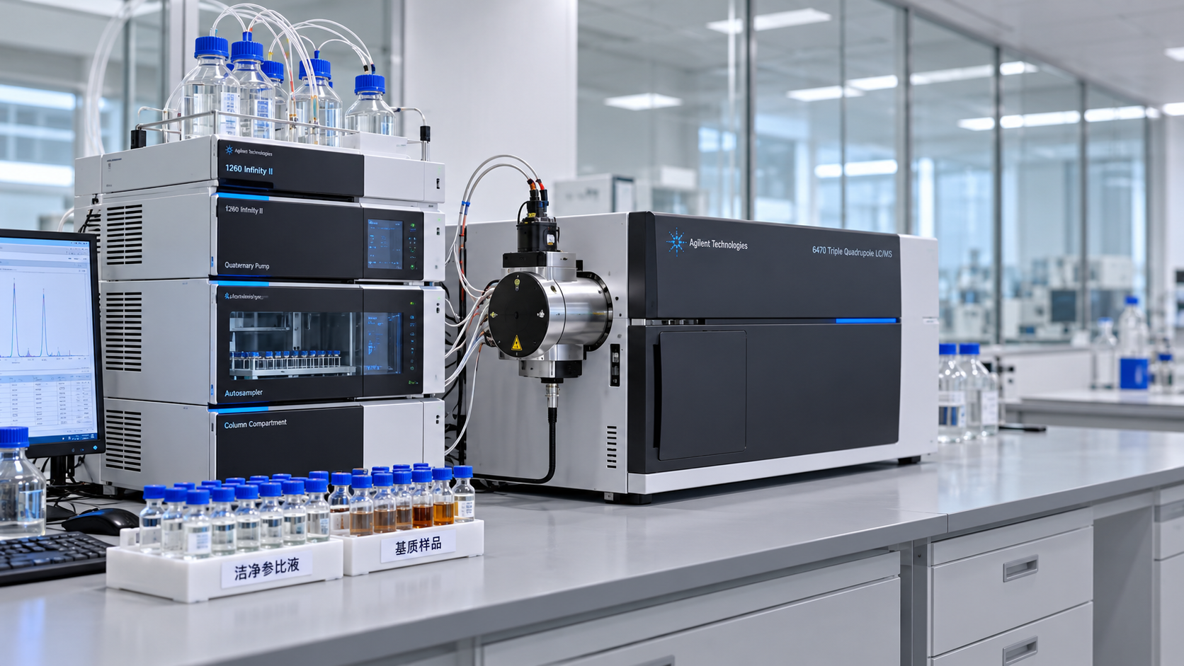 How to compare mass accuracy in benchtop mass spectrometry systems