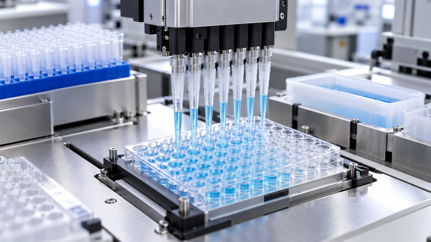 How to evaluate an automated liquid handling robot’s pipetting accuracy