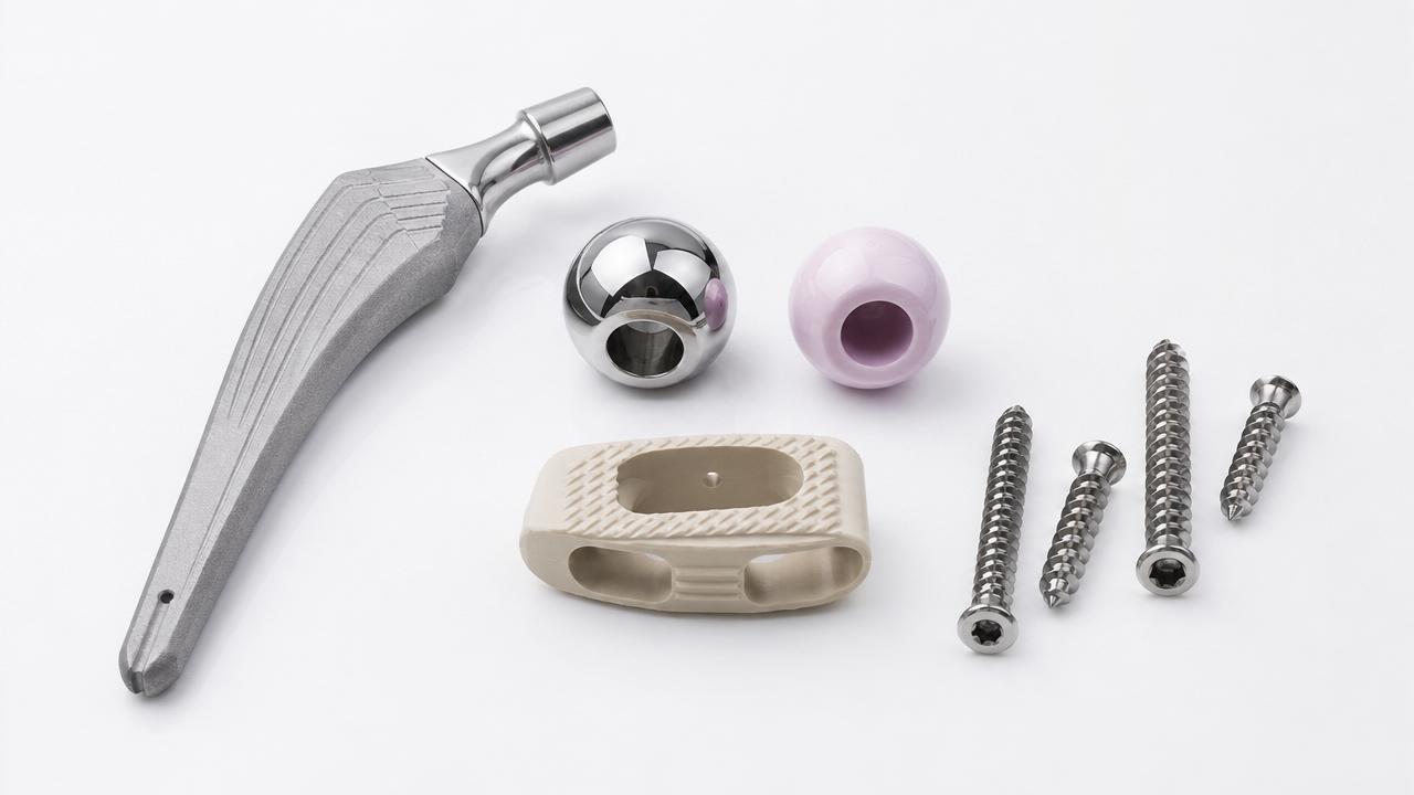 Orthopedic Implant Materials Compared for Strength and Wear