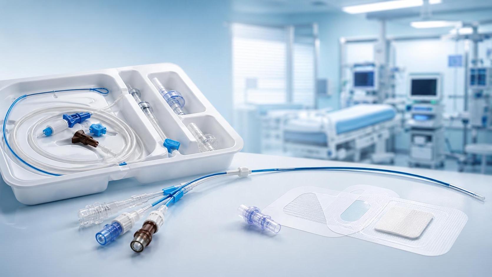 When does an antimicrobial central venous catheter lower infection risk?
