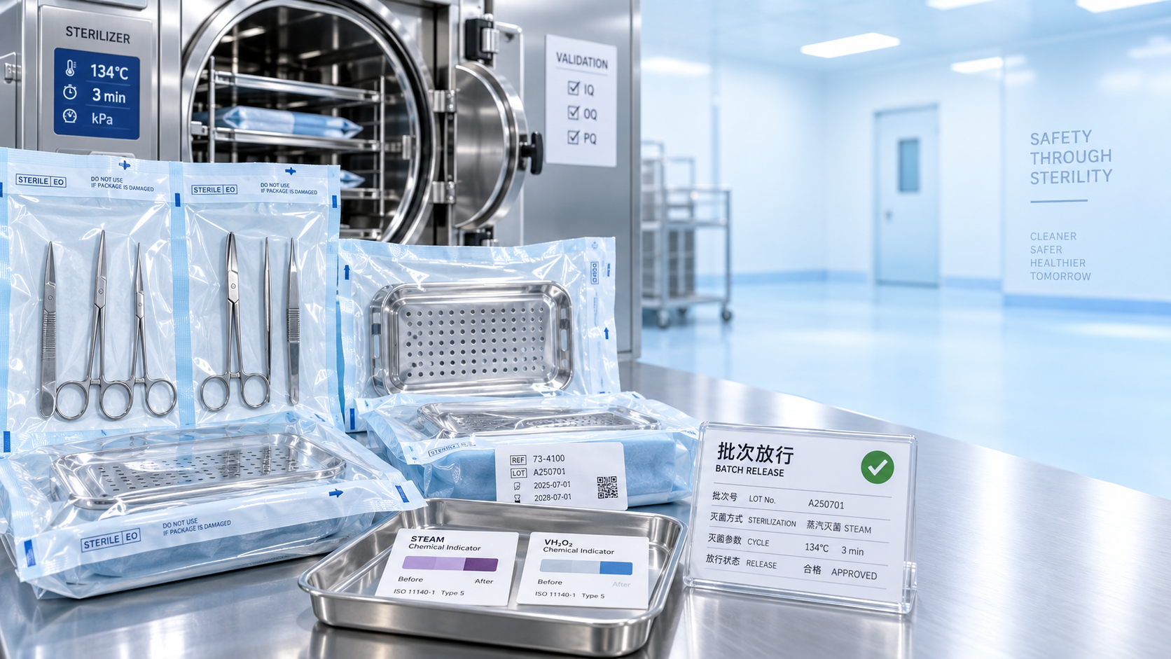 How to verify the sterility assurance of surgical devices