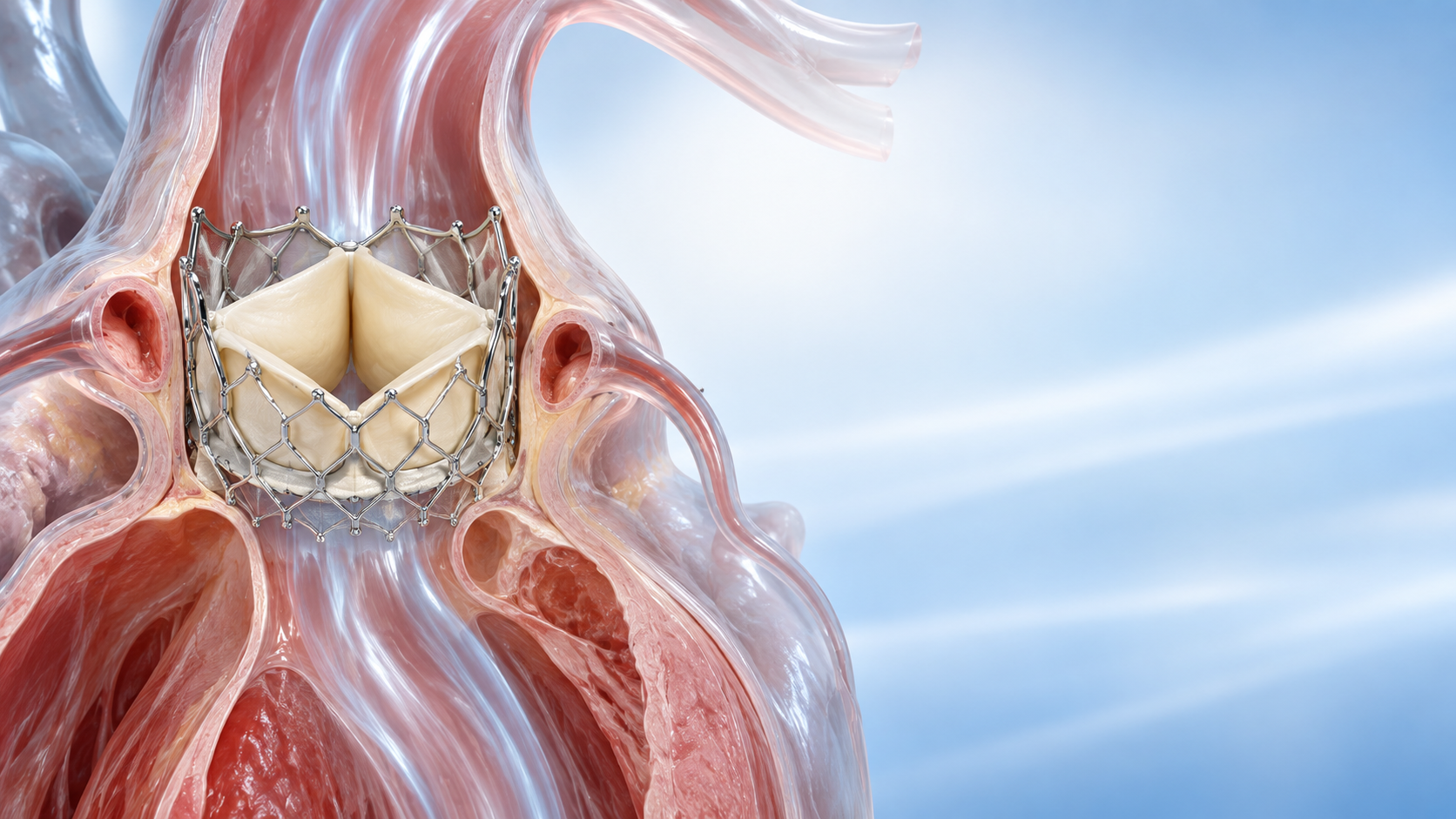 When are bovine pericardial valves suitable for transcatheter aortic valve replacement?