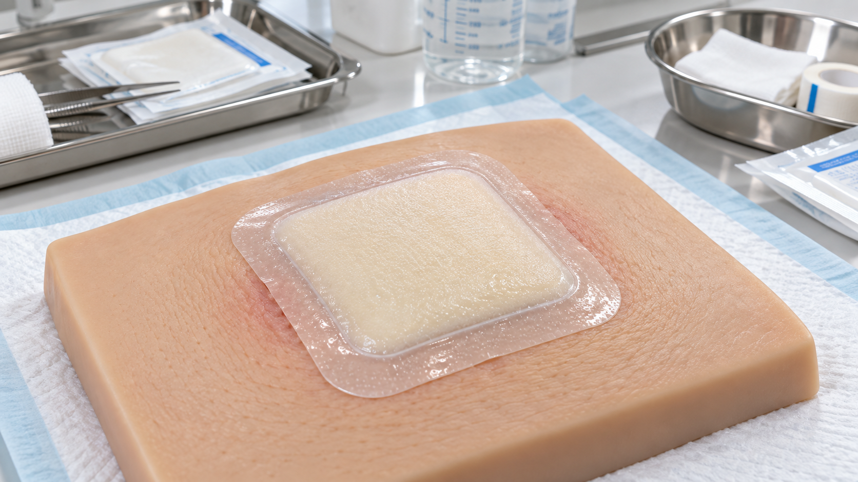 Is Silicone Foam Dressing Suitable for Heavily Exuding Wounds?
