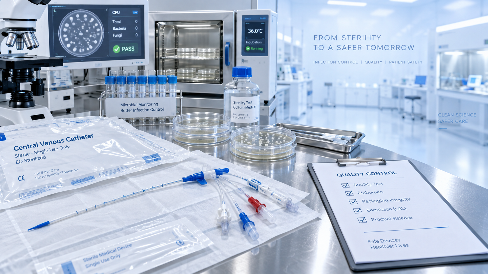 How to assess a central venous catheter manufacturer's infection-control evidence
