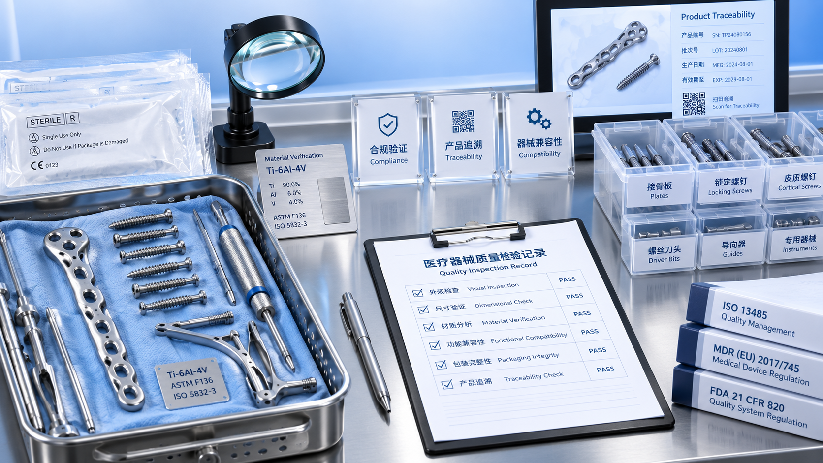 How to verify an orthopedic implants and instruments exporter