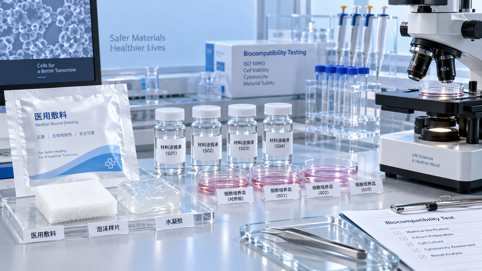 How to check a wound healing materials supplier’s biocompatibility data