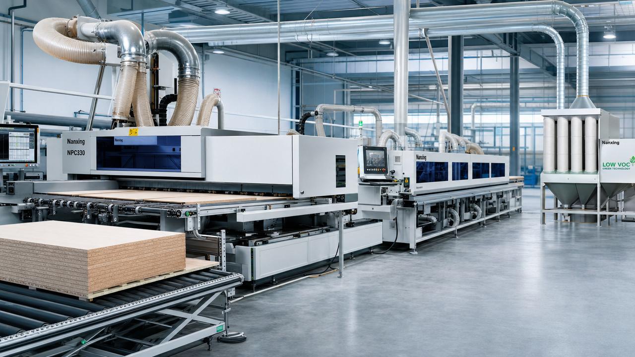 How industrial woodworking machinery affects output and VOC compliance