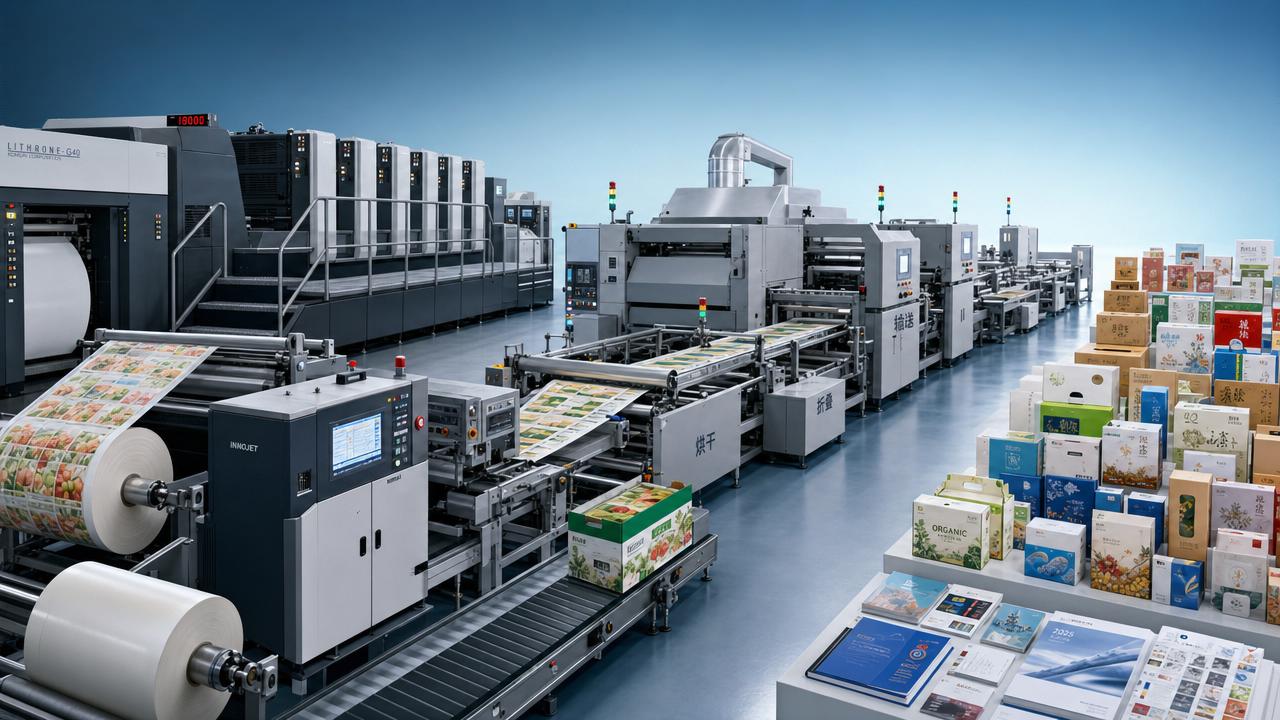 Industrial Printing Equipment Types for Packaging and Commercial Print
