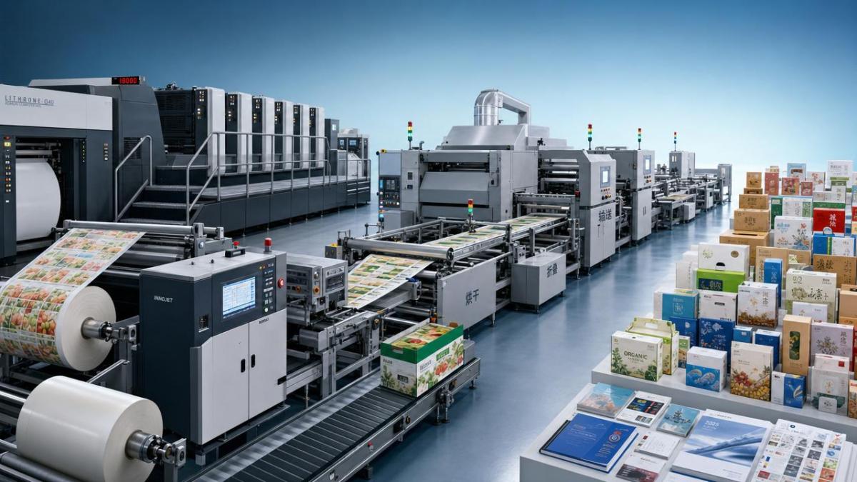 Industrial Printing Equipment Types for Packaging and Commercial Print