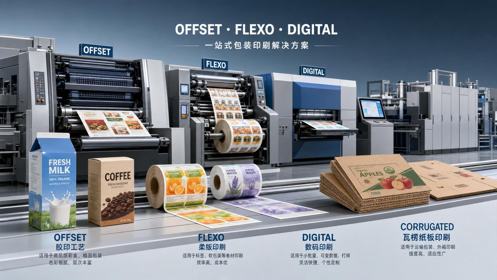 Industrial Printing Solutions for Cartons, Labels, and Corrugated: How the Options Compare