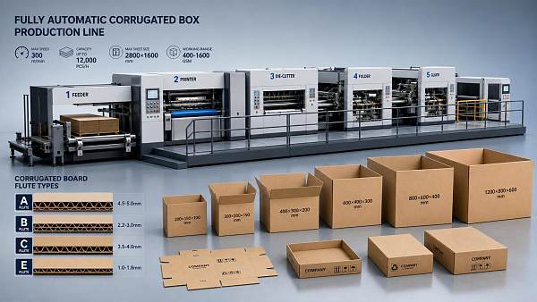 How to Choose Corrugated Box Manufacturing Equipment for Output, Flute Type, and Box Size