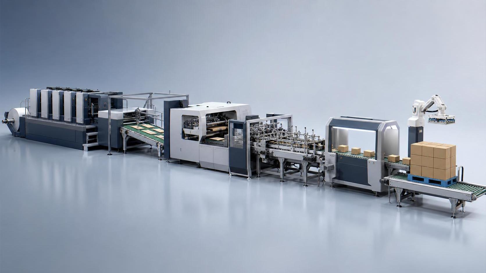 Packaging Production Equipment for Folding Cartons: What a Complete Line Includes