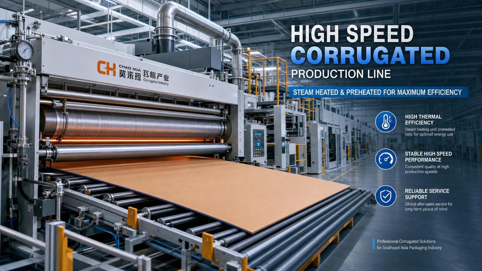 Why Corrugator Southeast Asia Buyers Compare Heat Efficiency, Speed, and Service Coverage