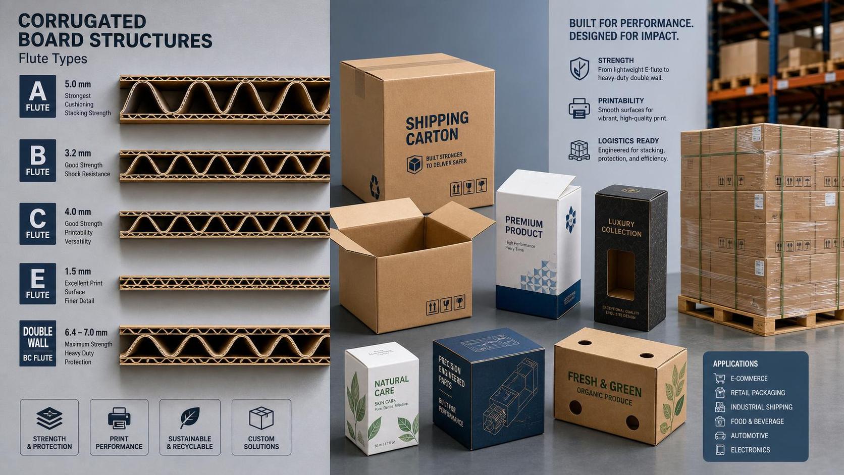Corrugated Packaging Board Grades Explained: How to Compare Strength and Use Cases