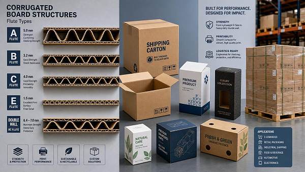 Corrugated Packaging Board Grades Explained: How to Compare Strength and Use Cases