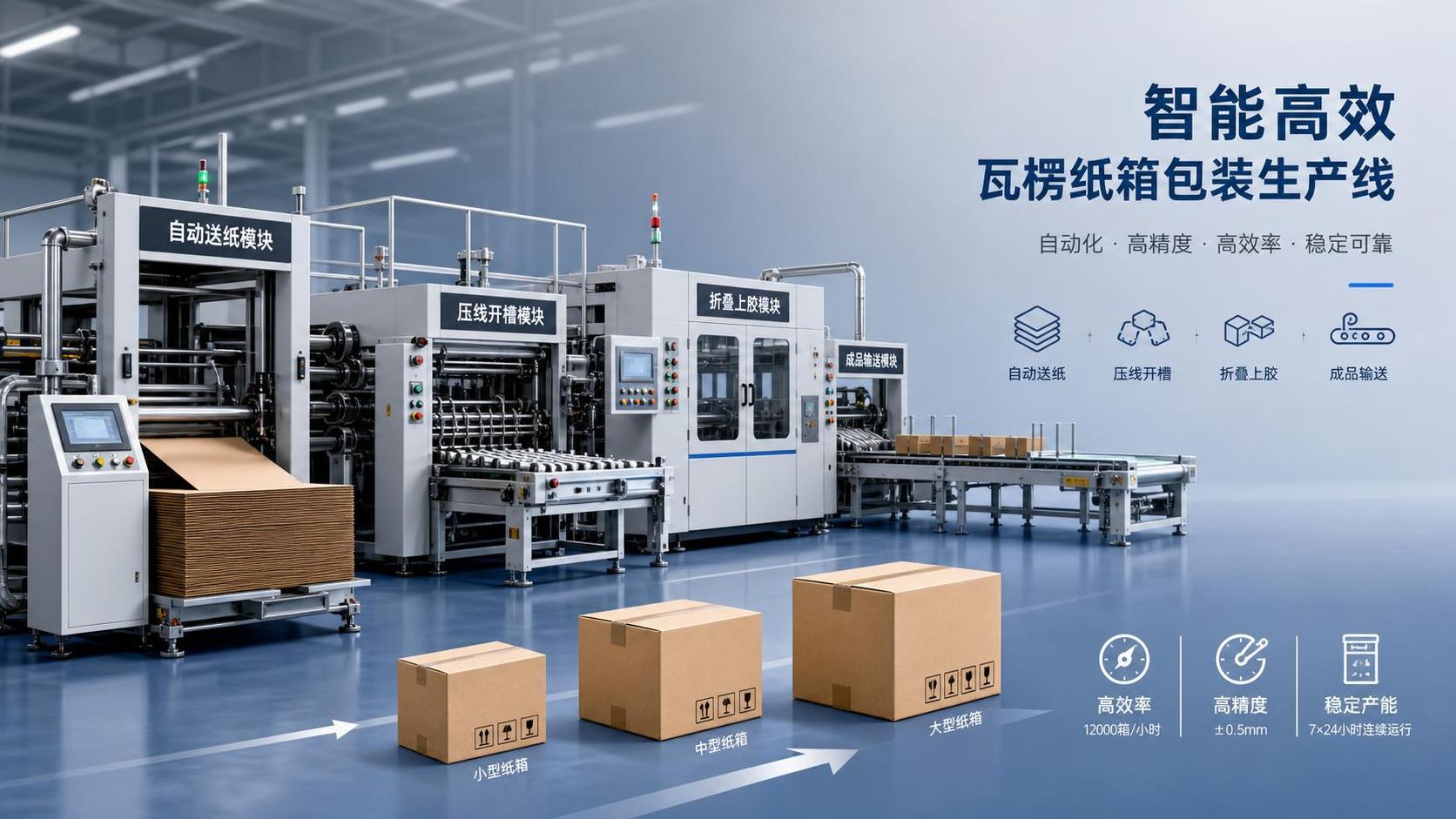 How to Choose Packaging Machinery for Corrugated Boxes by Box Size and Output