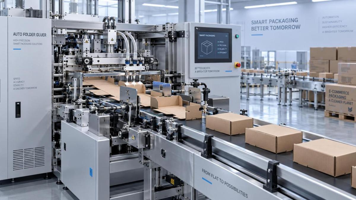 How to Select a Folder Gluer for Right-Sized E-Commerce Shipping Boxes How to Select a Folder Gluer for Right-Sized E-Commerce Shipping Boxes