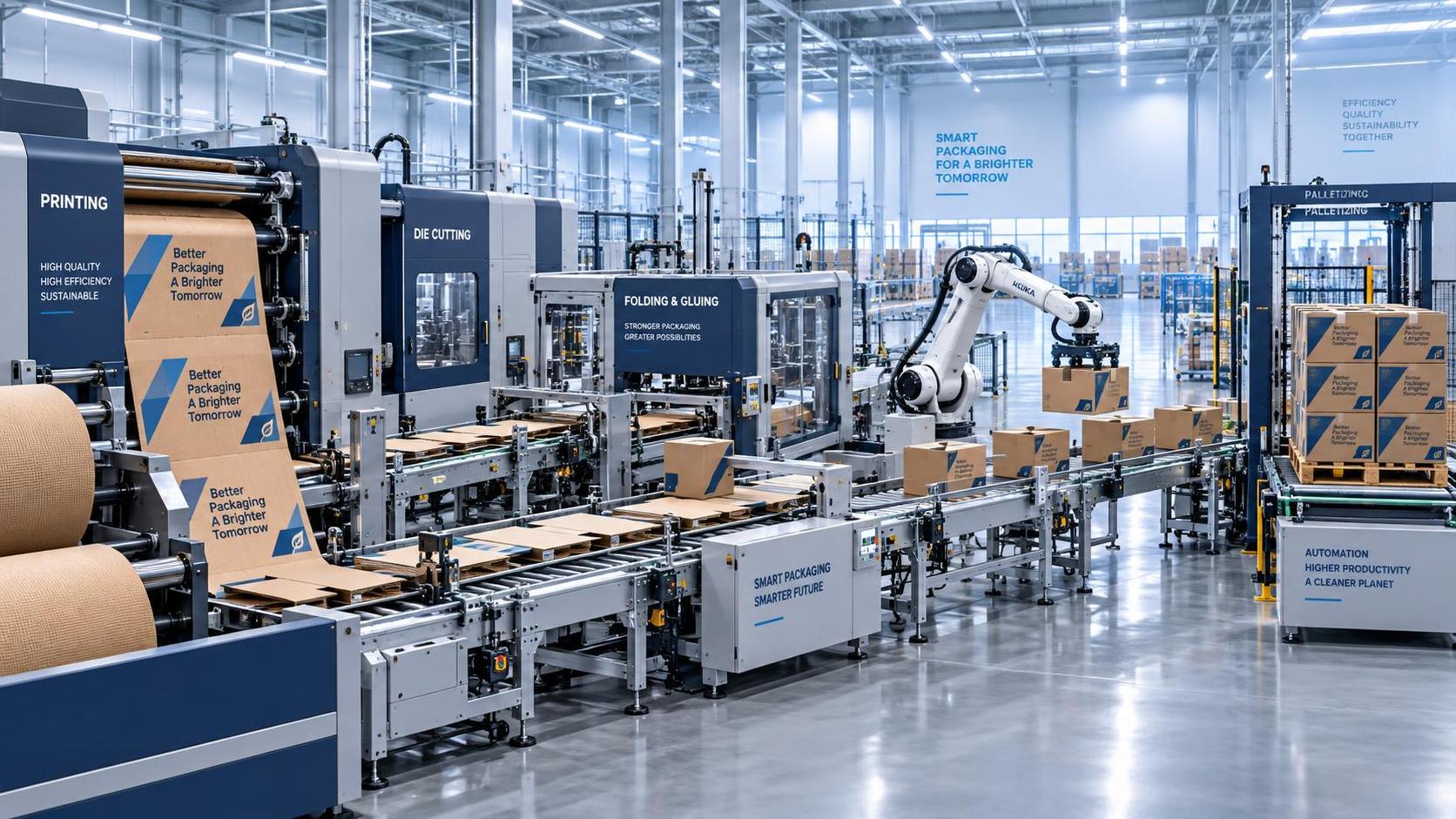 How to Specify Automatic Industrial Packaging Systems for High-Volume Lines