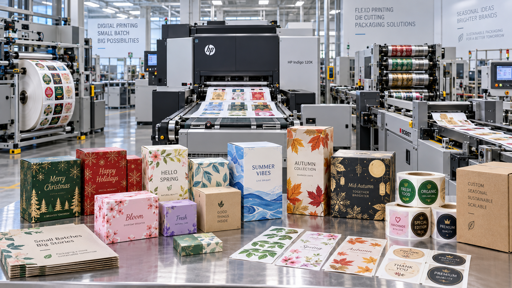 When Short-Run Packaging Printing Beats Flexo for Seasonal and Test-Market SKUs