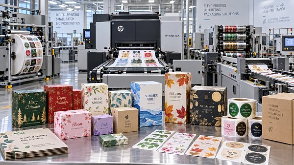 When Short-Run Packaging Printing Beats Flexo for Seasonal and Test-Market SKUs