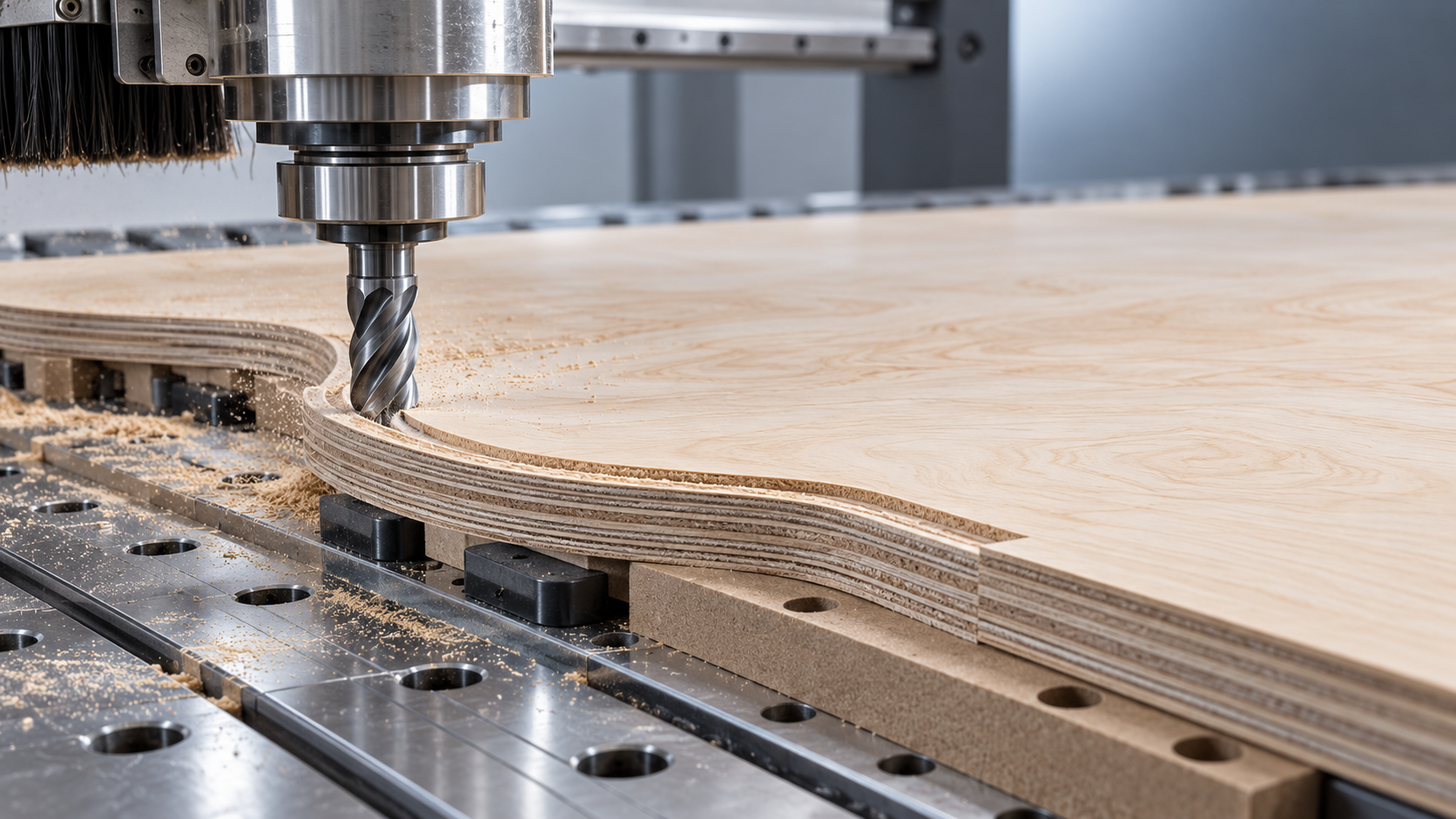 CNC Processing of Plywood Panels: How to Prevent Tear-Out During Cutting