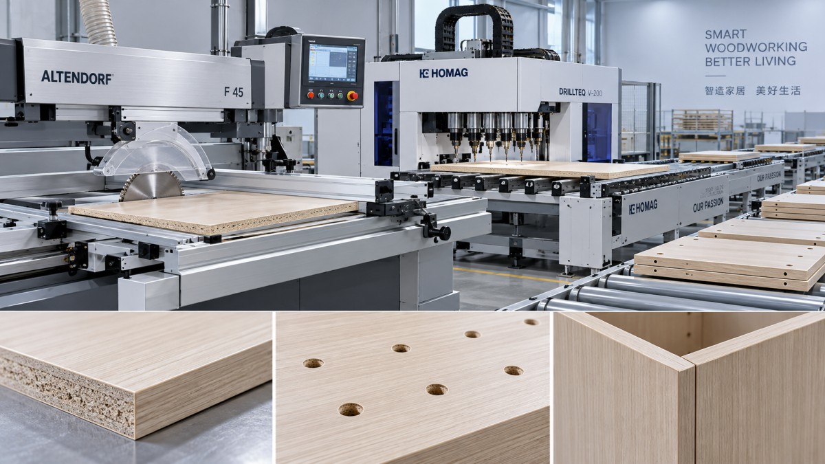 Choosing Wood Cutting and Drilling Equipment for Cabinet Panel Production Choosing Wood Cutting and Drilling Equipment for Cabinet Panel Production