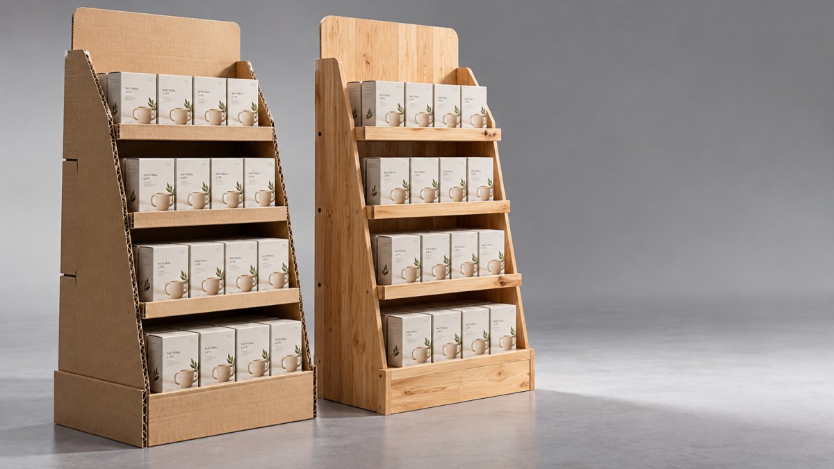Paper vs. Wood Retail Displays: Choosing for Load Capacity and Service Life Paper vs. Wood Retail Displays: Choosing for Load Capacity and Service Life