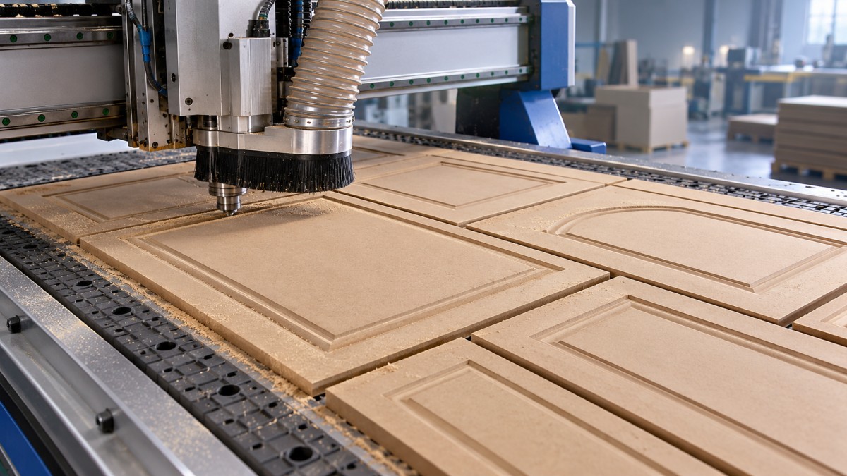 Choosing a CNC Router for MDF Doors: Workholding, Tooling, and Throughput Choosing a CNC Router for MDF Doors: Workholding, Tooling, and Throughput