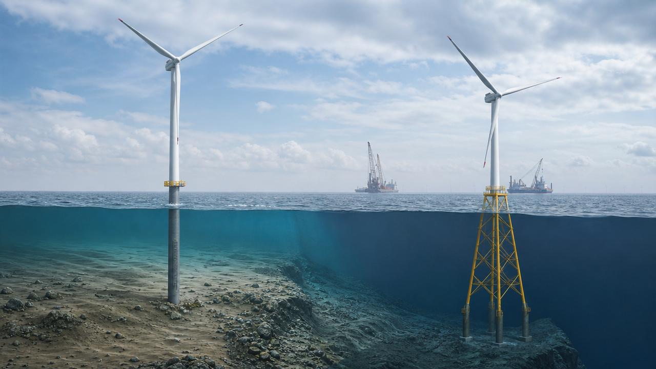 Monopiles vs Jackets for Offshore Wind: Water Depth, Seabed, and Cost Trade-offs