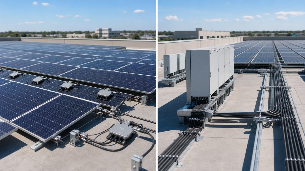 Microinverters vs String Inverters: Failure Risk and O&M Trade-Offs